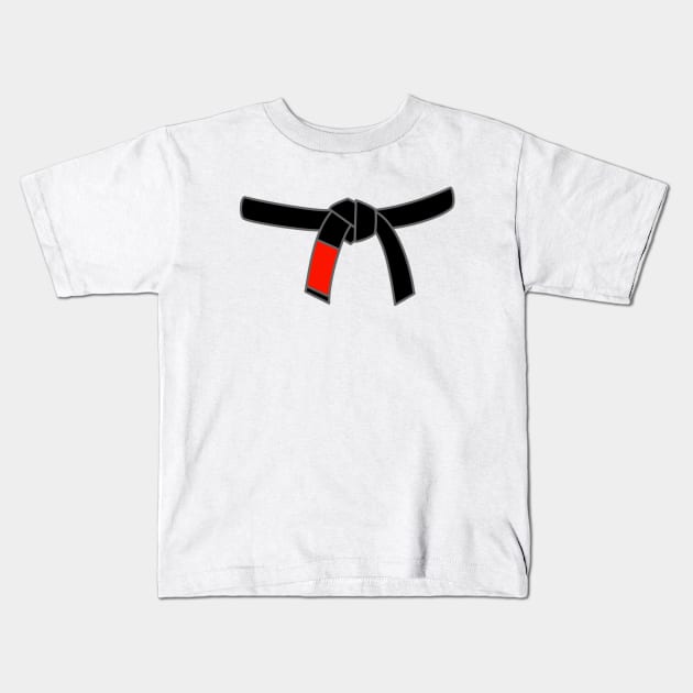 Brazilian Jiu Jitsu (BJJ) Black Belt Kids T-Shirt by idlei